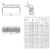 10Pcs 5557 4.2mm right angle 1-12p Pin Female For PC Computer ATX Graphics Card GPU PCI-E PCIe Automotive Power Connector ► Photo 3/3