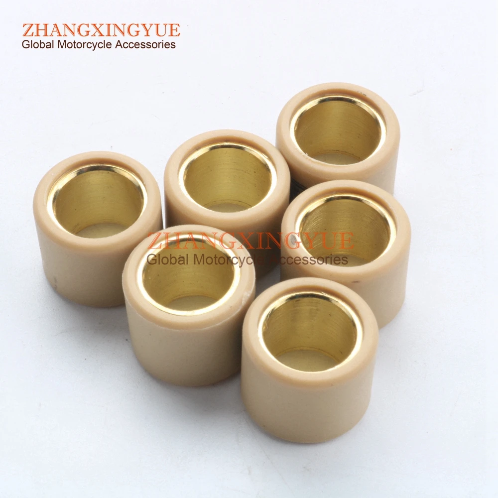 6Pc Variatore Pesi Rotondi 20X17Mm 12.5G Per Gilera Runner Fx-Fxr 180 97-02