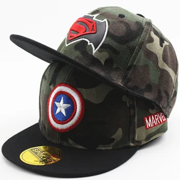 

2019 New baby Hat cartoon Child Street baby boy girl Baseball Cap Camouflage BOY Street Hat hip hop hat kids beanies