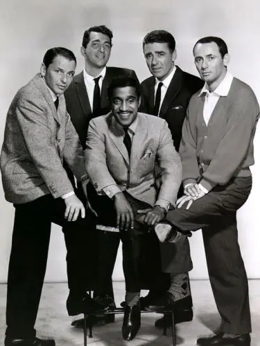 5923 Rat pack удивительные прохладный Ретро Классический BW-настенный Стикеры Книги по