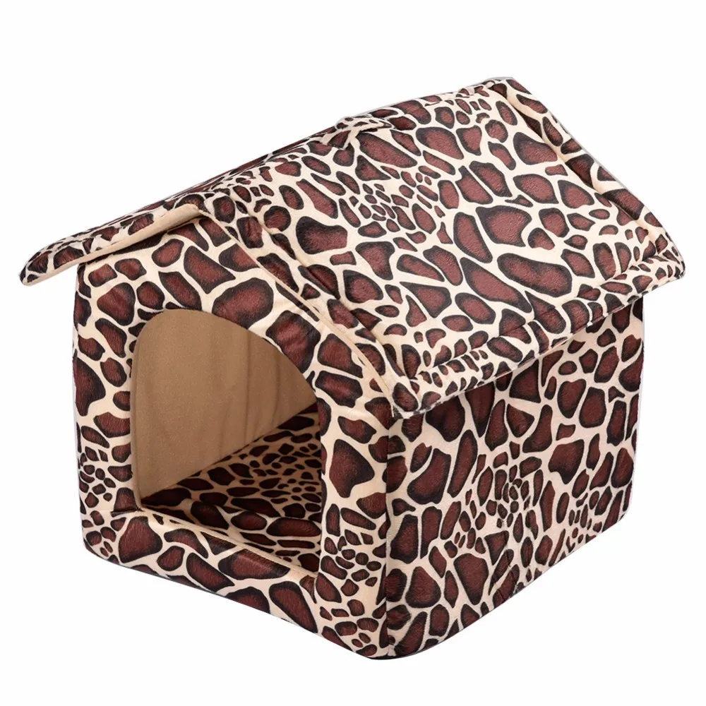 Newest High Quality Luxury Pet Dog House Detachable Washable Bed Foldable Nest Kennel Room Non slip Houses for Dogs Cats|Дома конуры и