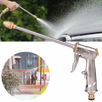 

Car Wash High Pressure Long Nozzle Metal Plating Sprayer Water Spray Garden Tool LBShipping