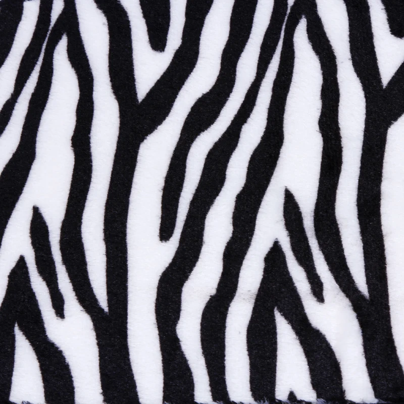Advanced Non Slip Mats Doormat Plush Zebra Stripes Soft Bedroom