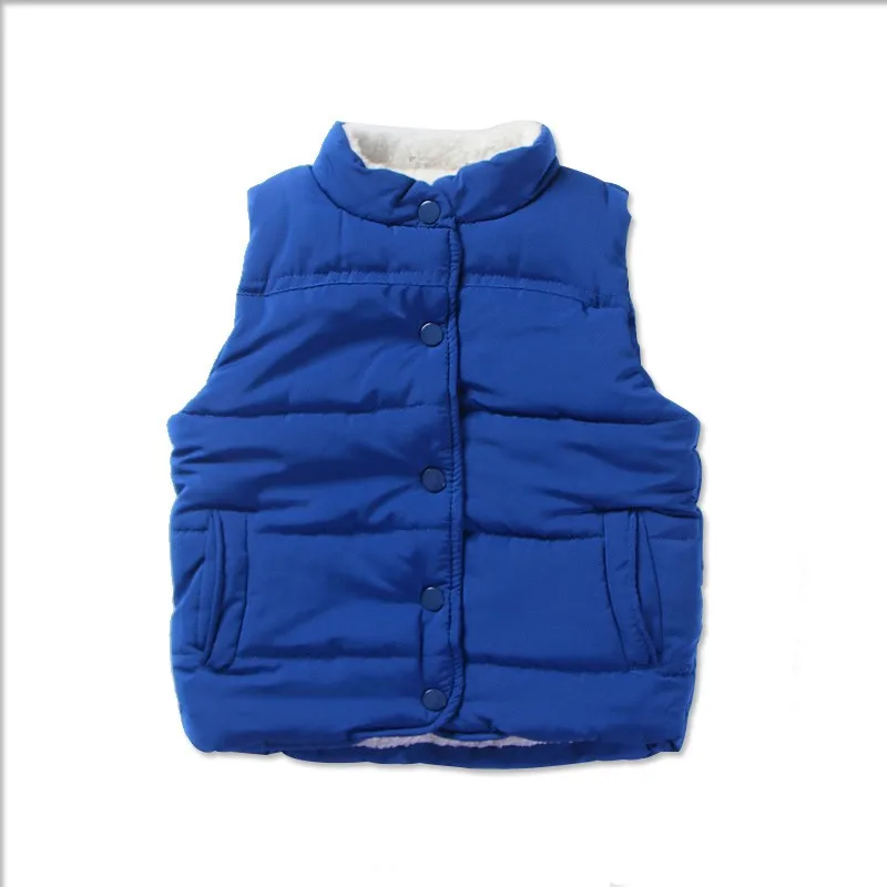 CROAL CHERIE 90-120cm Thicken Fleece Baby Girls Vest Winter Kids Vest Boys Warm Velvet Waistcoat Children Outerwear & Coats (12)