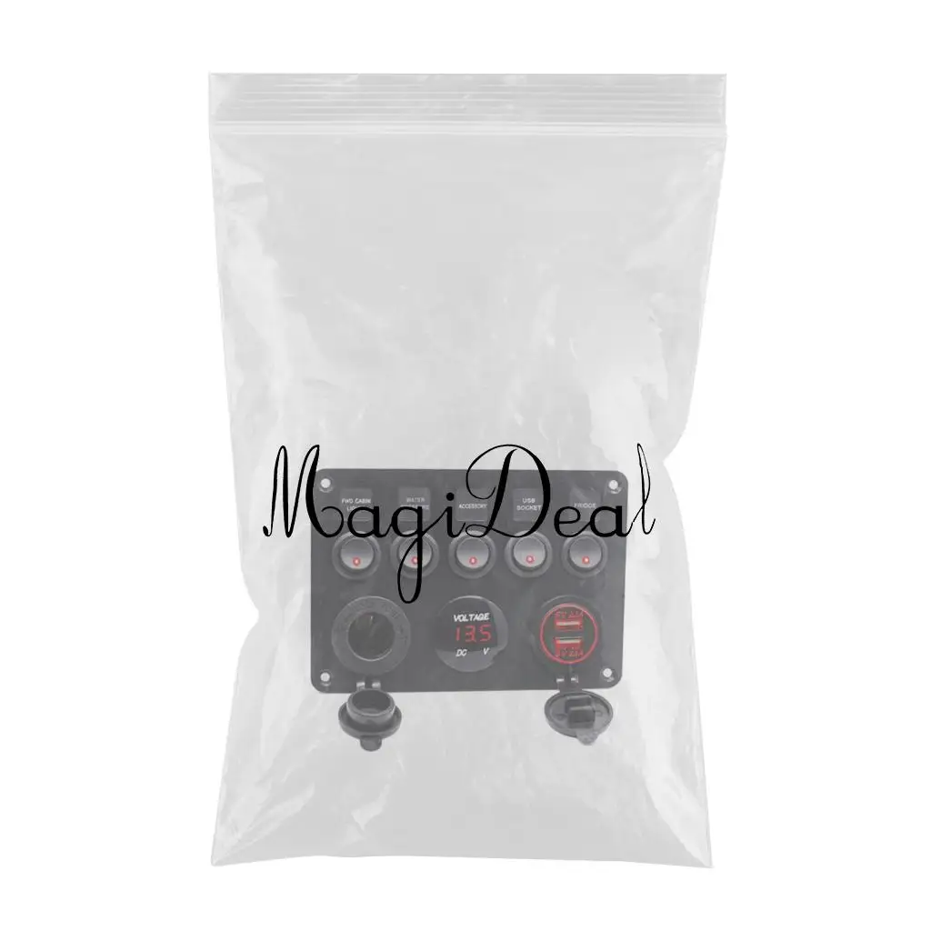 Perfeclan On-Off Truck Car Boat Rocker Switch Panel Circuit Breaker 12V 4.2A