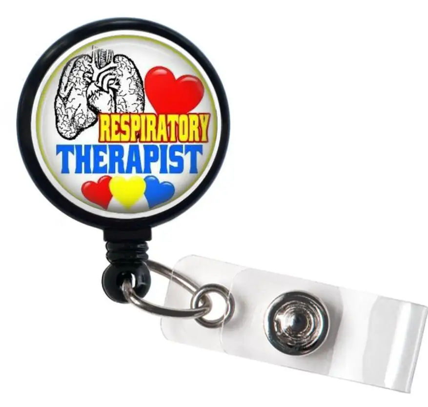 Respiratory Therapist Retractable Badge Holder 10pcs/lot in Badge