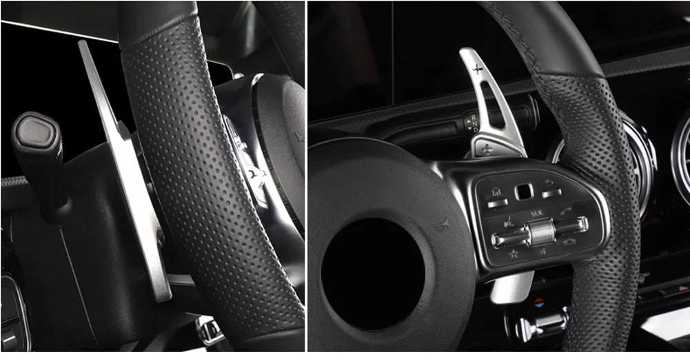 Для Mercedes Benz A Class W177 V177 A180 A200 A220 A250 рулевое колесо сдвиг весло переключения расширение автомобиля аксессуары для укладки