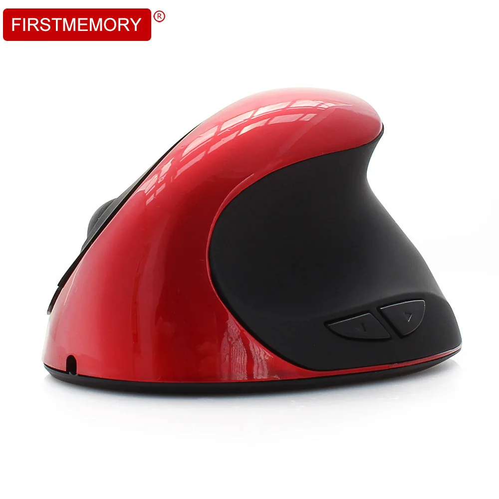 

Wireless Vertical Mouse 5D Ergonomic 1600DPI Rechargeable Healthy Computer Mice USB Optical Mause GamerFor PC Laptop Desktop