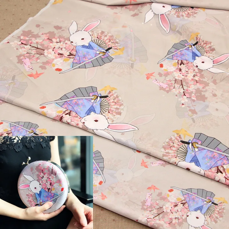 FYS001 1 метр воины кролика геймпад Гуандун Марля японское платье Qipao ткань для
