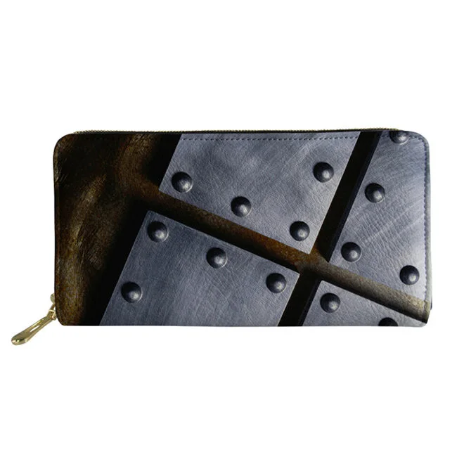 D0633Z21 Noisydesigns Для мужчин кошельки Длинные Coin Кошельки и держатели для подростков мальчиков мини портмоне и кошельки портмоне с геометрическим принтом из искусственной кожи кожаный бумажник - Цвет: D0633Z21