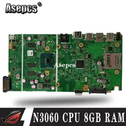 X541SA N3060 Процессор 8 GB Оперативная память Материнская плата Asus X541 X541S X541SA материнская плата для ноутбука 100% тестирование 90NB0CH0-R00020