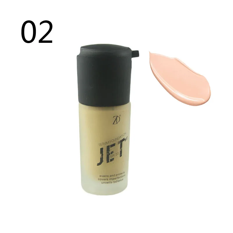 ZD 1 шт. мода жидкости Основа для макияжа лица maquiagem SPF20 База BB Cream долгое Водонепроницаемый масло-контроль Уход за кожей лица Макияж косметика b8010 - Цвет: 02