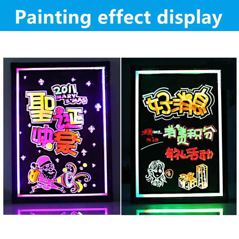 Стираемые разноцветные маркеры со светодиодной подсветкой 8 цветов|liquid chalk marker
