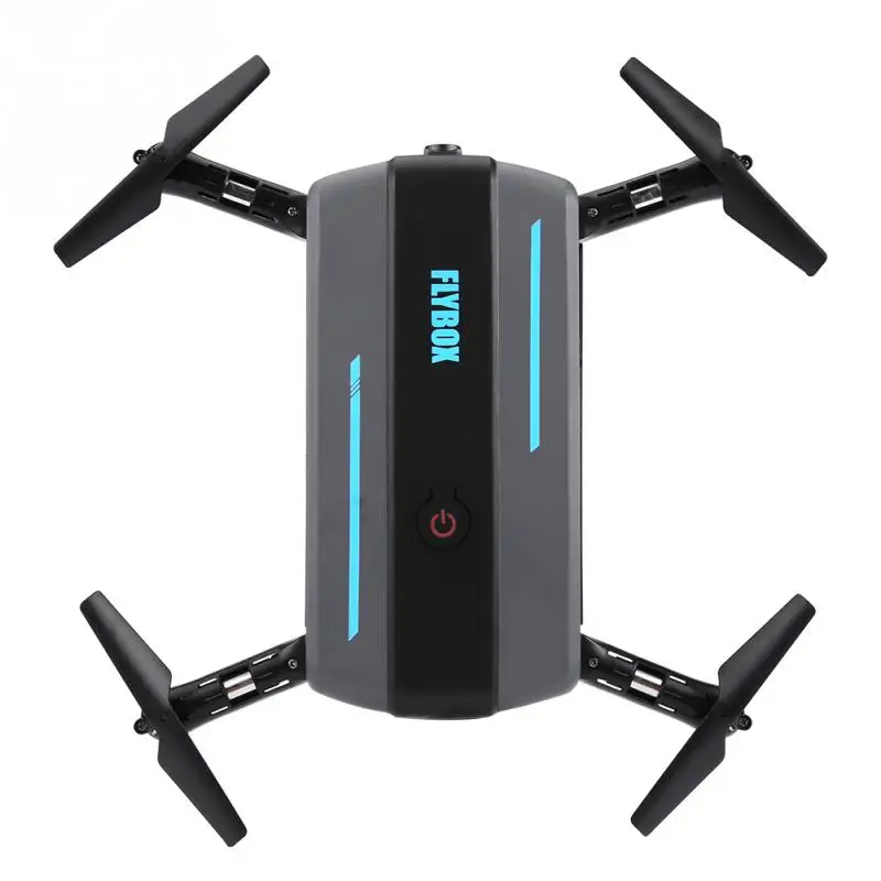 Keliwow KW-FD02 складной Радиоуправляемый Дрон 0.3MP камера Wifi Трансмиссия телефон Управление 6 каналов Квадрокоптер вертолет Дрон детская игрушка - Цвет: Синий