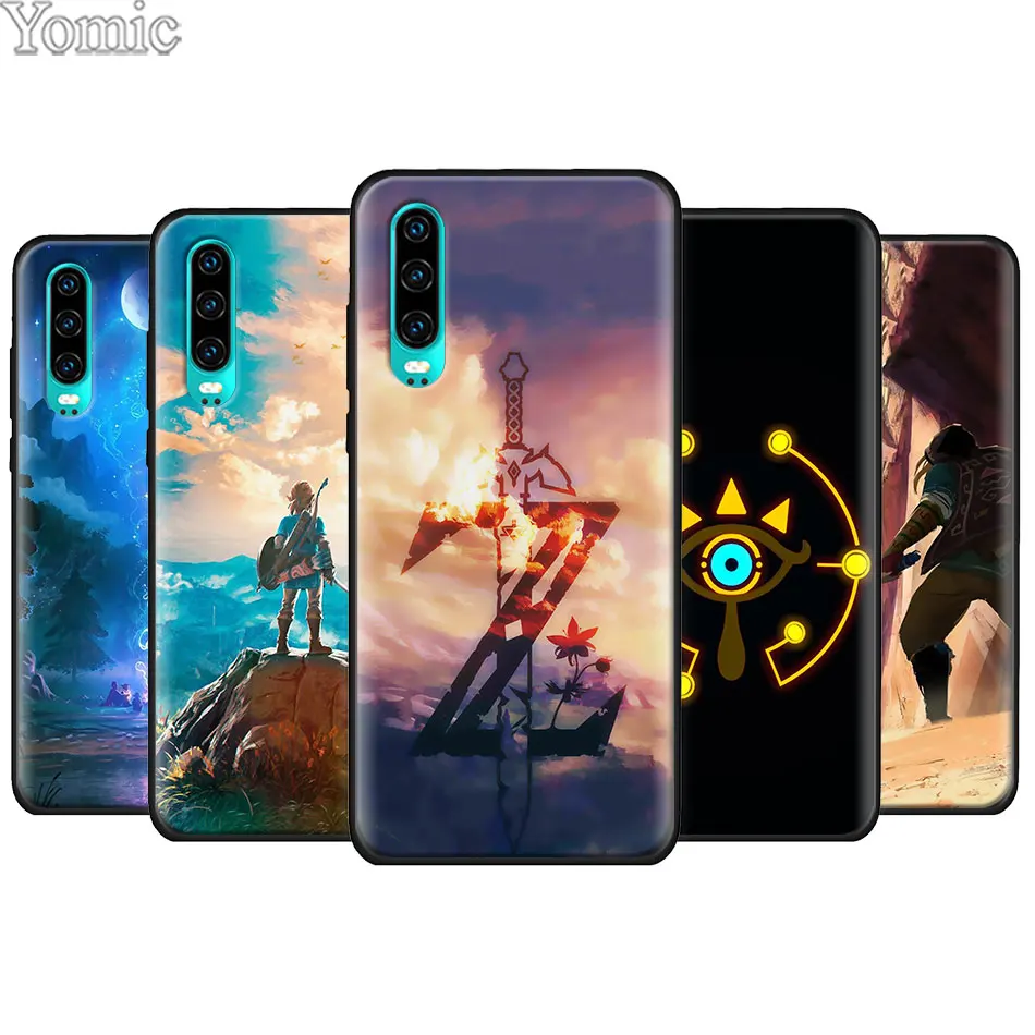 

The Legend of Zelda Black Soft Case for Huawei P20 P30 Pro P9 P10 P20 P30 Lite P Smart Plus Mate 10 20 Lite Case Cover