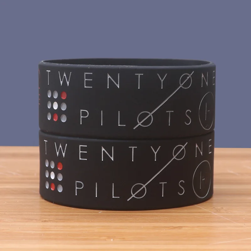 1 шт. браслет Twenty One Pilots силиконовый для музыкальных фанатов рекламный подарок 21