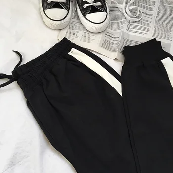 

Hot 2019 Outdoor sport elastic waist Drawstring Running training track harem sweatpants Cotton hip hop cargo trousers men 5XL