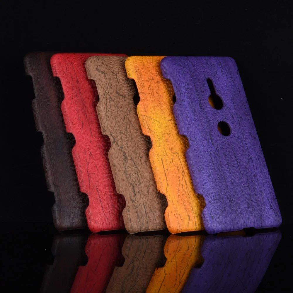 

New For Sony Xperia XZ2 H8216 H8266 Case Wood PU Leather and PC hard Cover For Sony Xperia XZ2 Dual H8296 5.7inch Phone Case