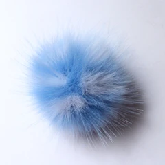 Blue 12cm Красочный Милый искусственный мех помпон 15 см мех бренд помпон для покрытие для обуви ткань ювелирные аксессуары сумка с подвесками цепь кисточки для занавески - Цвет: Blue 12cm