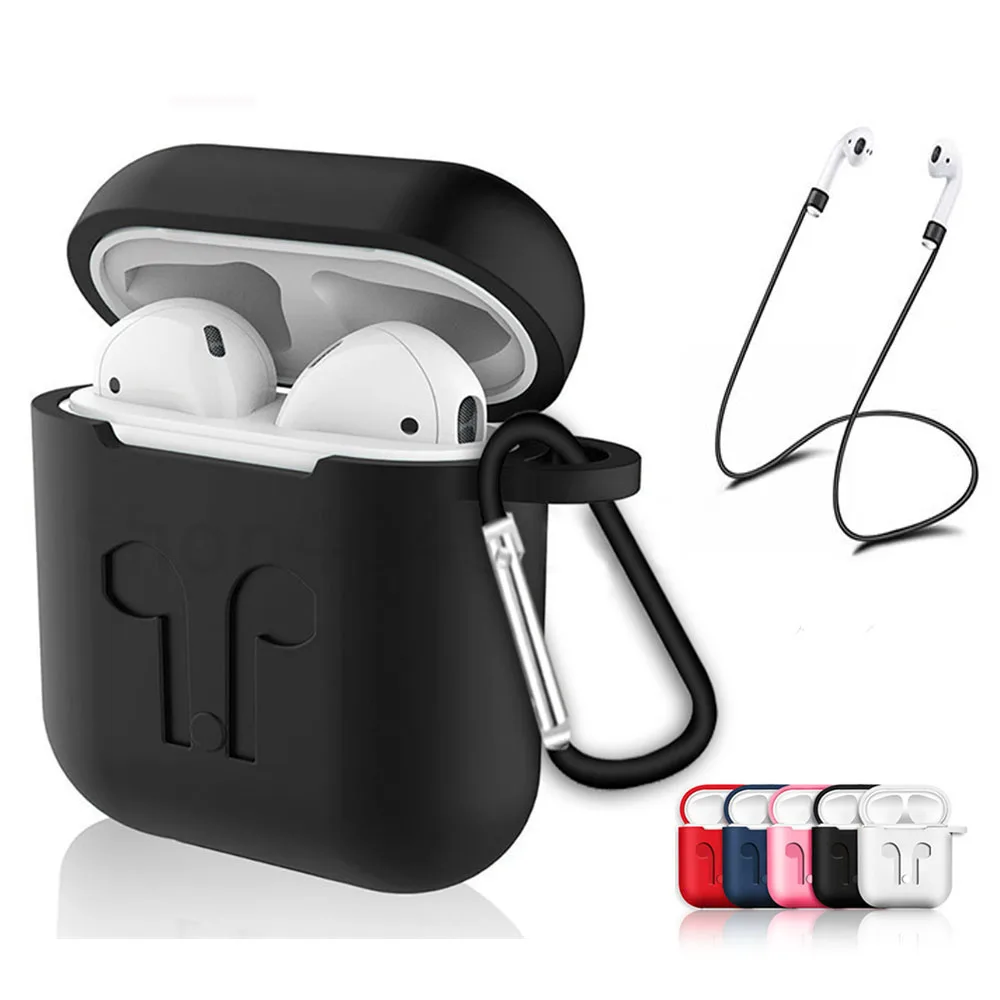 

Soft Silicone Case For Apple Airpods Shockproof Cover For AirPods Charging Box Earphone Cases Ultra Thin Air Pods Protector Case