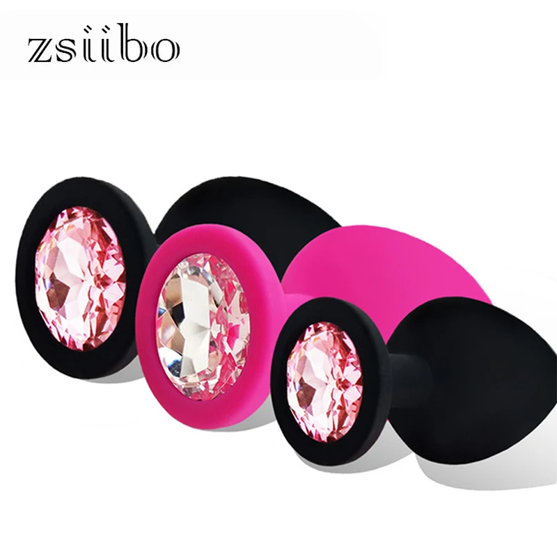 Silicone Medium Sexy Plug Butt Buttplug Or Butt Plugs Unisex Plated Jewelry Sex toy For Woman Men lovers