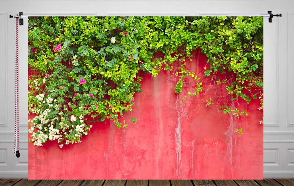 

HUAYI Red Stone Wall Backdrop Newborns Photography Background For Photo Studio Backdrop baby background Horizontal D-7466