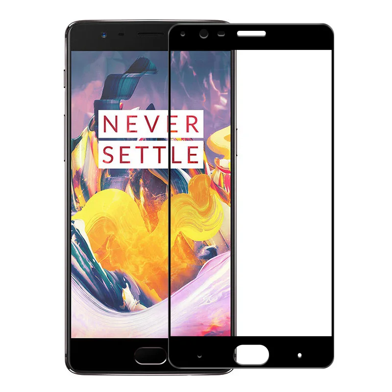 Закаленное стекло для Oneplus 3T защита экрана One Plus 3 A3000 A3010 5 &quotПолное покрытие 2.5D
