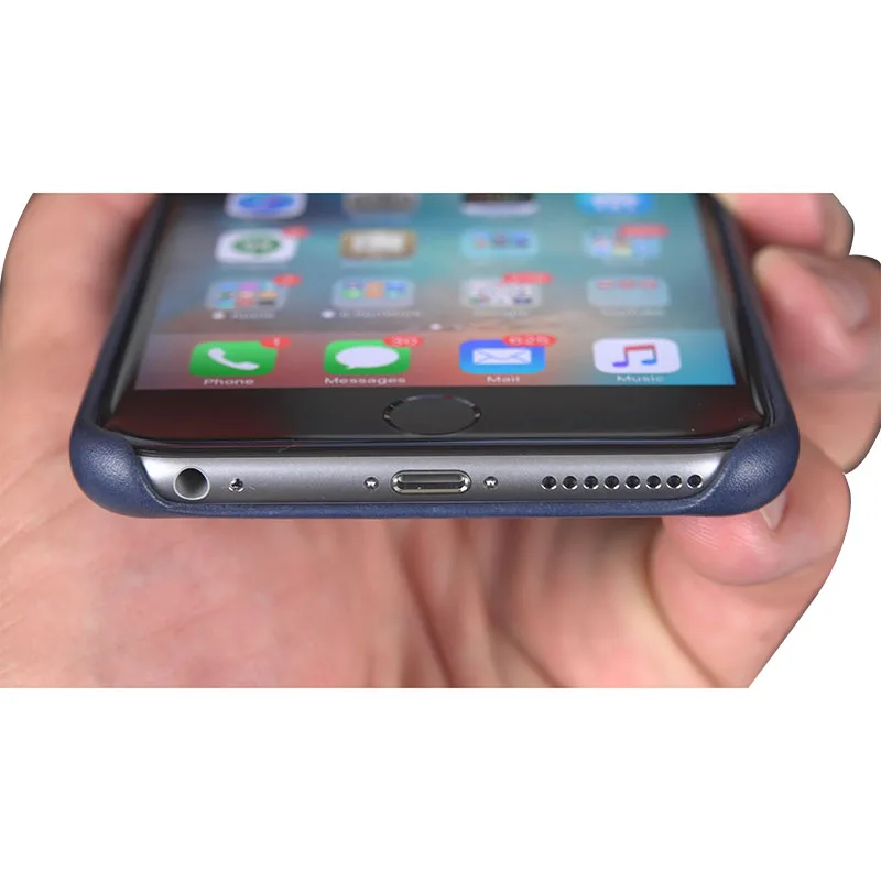 Роскошный чехол из искусственной кожи с пластиковой металлической кнопкой для iphone 7 8 X для iphone 7 8 Plus, чехол для телефона, Розничная коробка