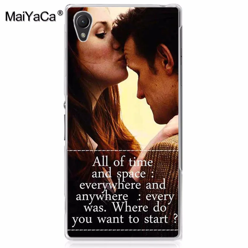MaiYaCa Doctor Who Matt Smith Andy Pond Quote аксессуары для телефонов sony z2 z3 z4 z5 compact чехол LG G3 G4 G5CASE|z5