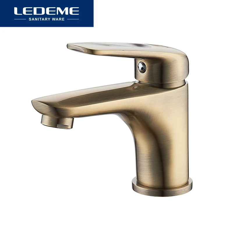 LEDEME Смеситель для умывальника латунь Цвет: бронзовый L1048C|basin faucet|waterfall faucettap mixer |