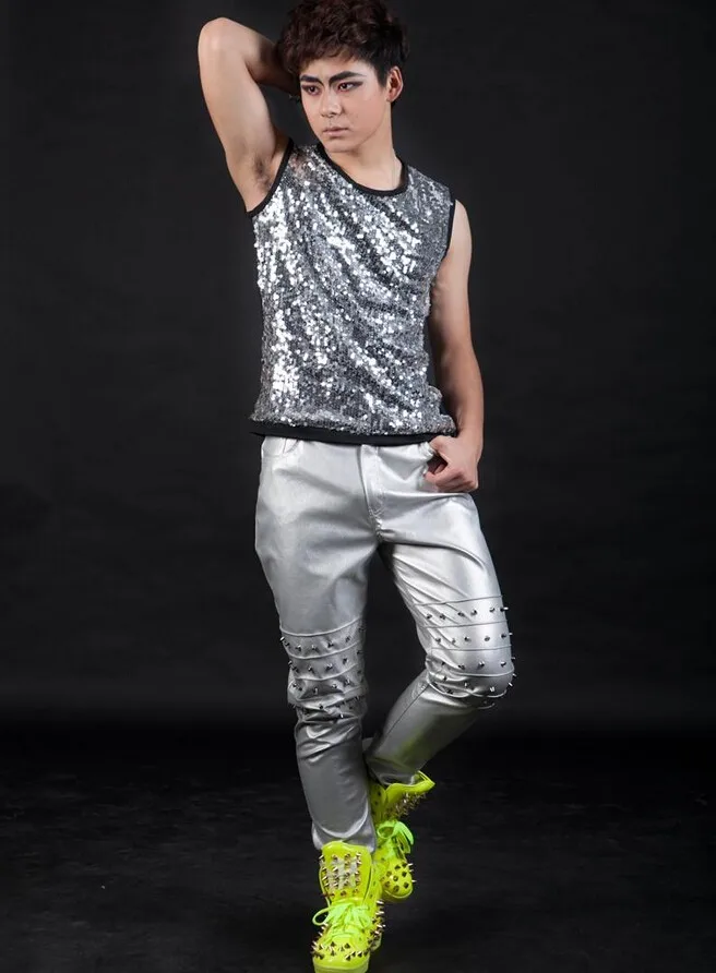 2015-fashion-men-s-punk-clothing-individuality-paillette-sleeveless-T-shirt-equipment-performance-male-singer-DJ (1)