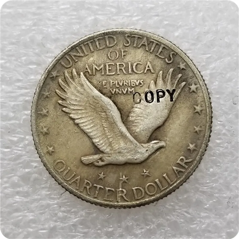 Коллекционные монеты США 1924 S D Quarter Liberty копия памятных монет Реплика