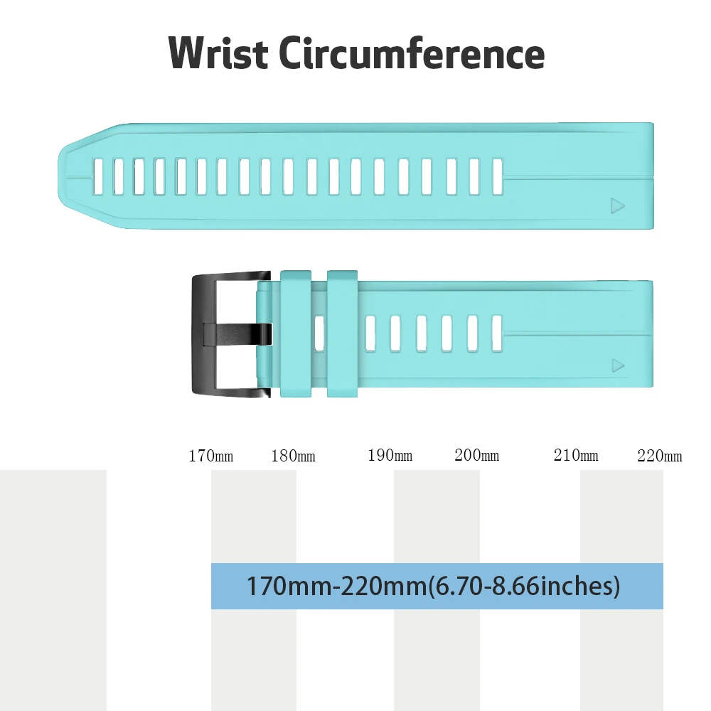 26 мм 22 мм ремешок для часов Garmin Fenix 6X 5X 3HR силиконовый ремешок с быстроразъемным браслетом для Garmin Fenix 6 5 5X Plus/945/935