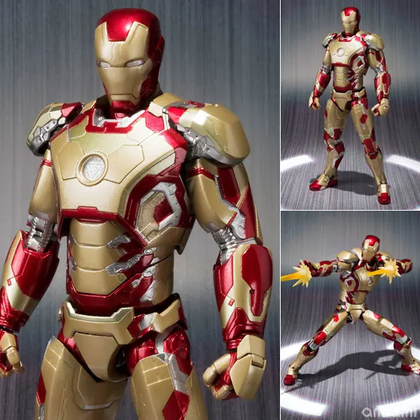 SHFiguarts SHF Ironman MK42 в Marvel Мстители Железный человек Фигурки игрушки для детей |