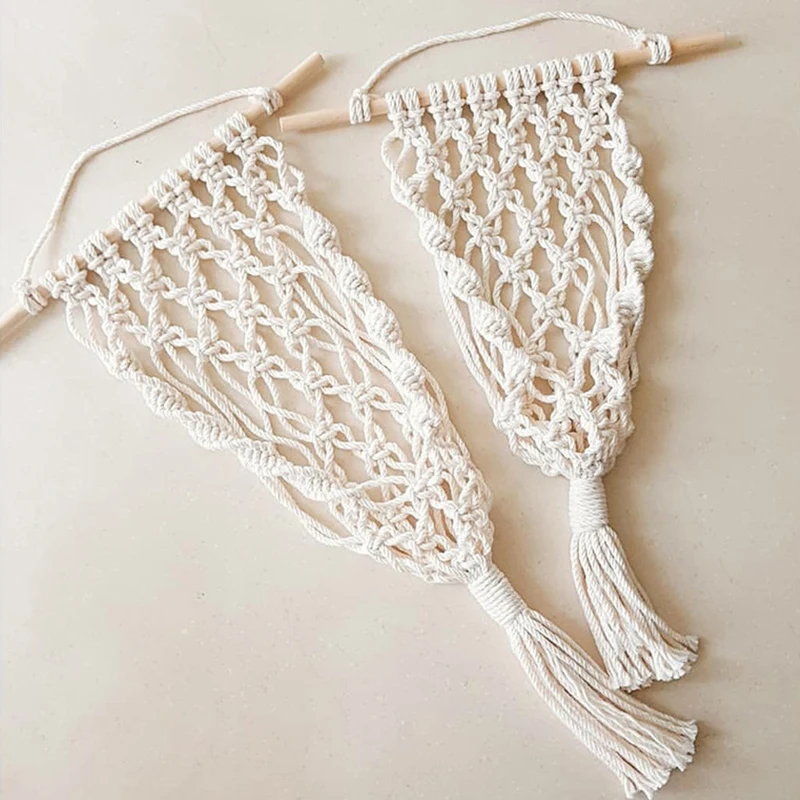 

Macrame Hanging basket - Ornaments Wedding Wall Hanging - Boho Wall Mural - Wall Hanging Tapestry - Garden Rope Decoration Home