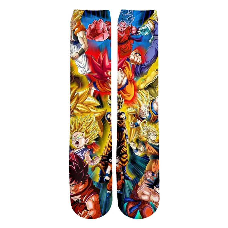 

Anime Dragon Ball Z Son Goku/Son Gohan/Vegeta Cotton Socks Colorful Stockings Warm Tights Cartoon Fashion women men