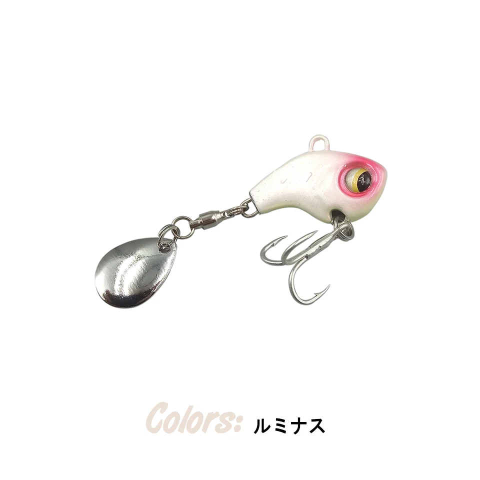 Metal Mini VIB With Spoon Fishing Lure 8g 11g 15g 21g Sinking Lures Rotating Tail Fishing Tackle Crankbait Vibration Spinner