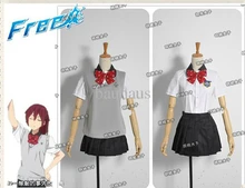 Iwatobi Swim Club Gou Matsuoka Girl School Summer Uniform font b Cosplay b font Costume font