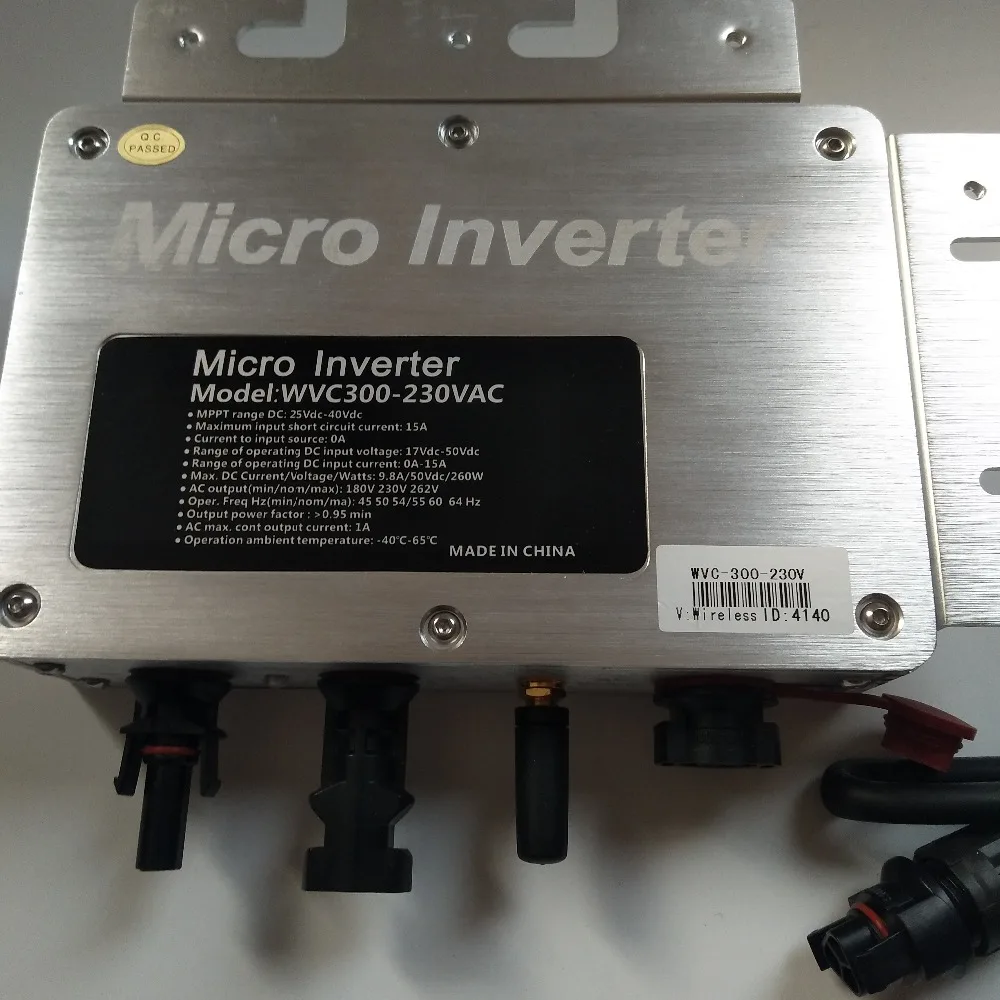 WVC300 AC220V/230В/110В 300 Вт MPPT солнечная PV Панель чистая Синусоидальная волна микро на