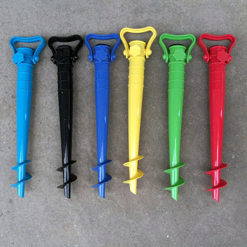 

Beach Umbrella Stand Holder Fishing Stand Rain Gear Parasol Ground Anchor Spike Umbrella Stretch Stand Interpolation Fittings