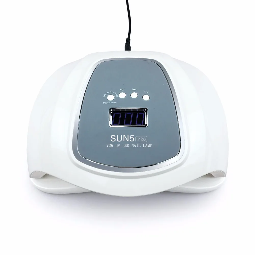  72W UV LED Nail Lamp SUN5 PRO Two Hand Lamp For Manicure 36 Pcs Led Beads Nail Dryer For Curing Nai