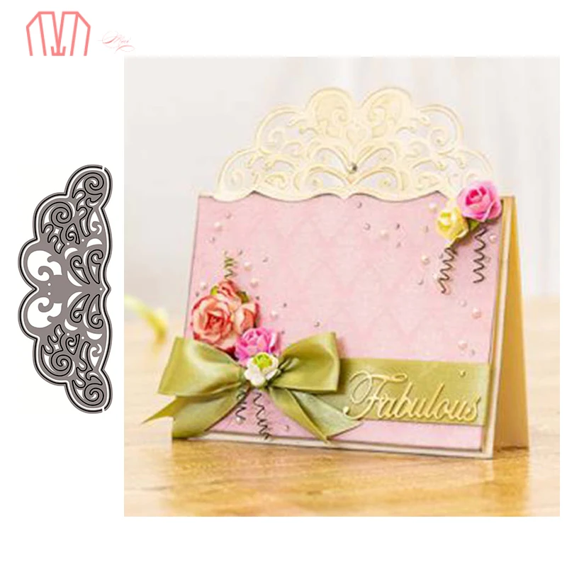 

Mai Jade Edge Border Lace Metal Cutting Dies Stencils for DIY Scrapbooking photo album Decorative Embossing DIY Paper Cards