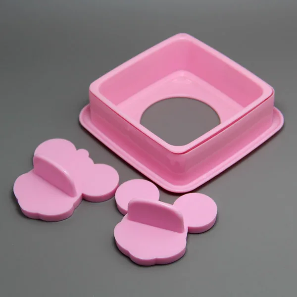 

Free Shipping FDA High Quality Mickey Mouse Shape Sandwich Stamp Mold Set