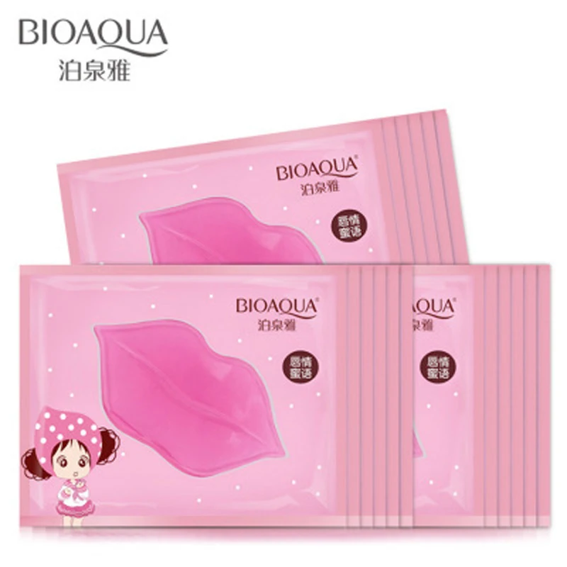 BIOAQUA 10 шт. уход за кожей губ Кристалл Коллаген для маска Увлажняющий Экстракт