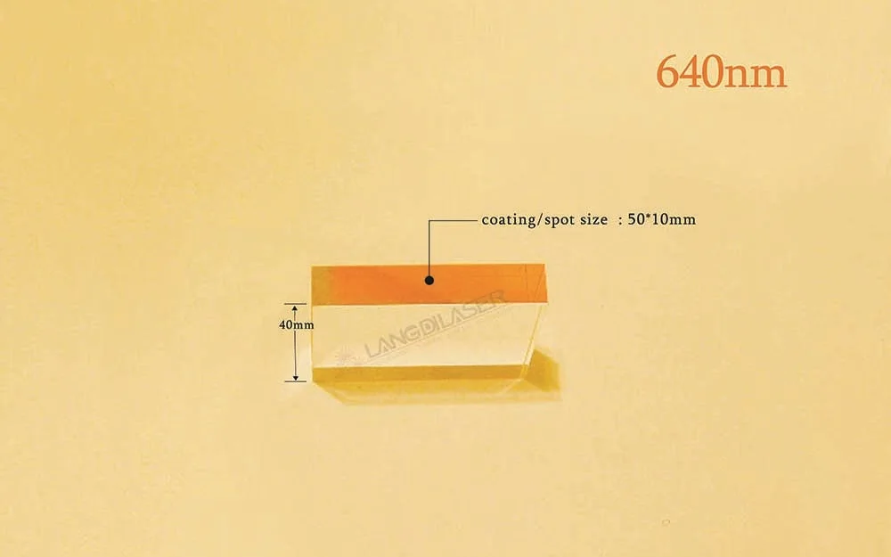 Размер: 50*10*40/Размер пятна: 50*10/длина волны: 640nm/оптические фильтры для лазерной машины ipl