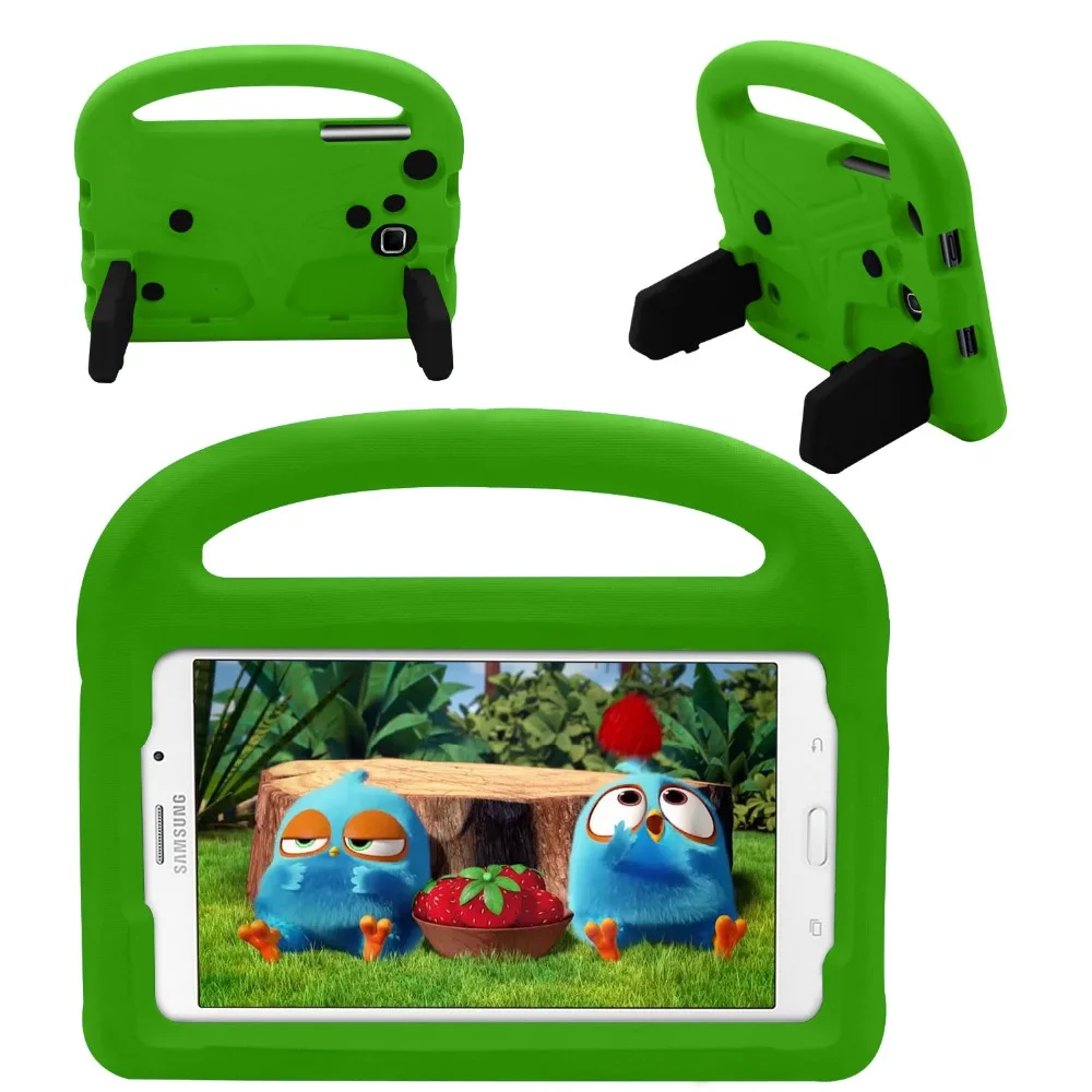 7'' Universal EVA Silicon Coque for Samsung Galaxy Tab 3 Lite T110 T113 T230 T280 T285 Case Kids Cartoon Bird Shockproof (3)