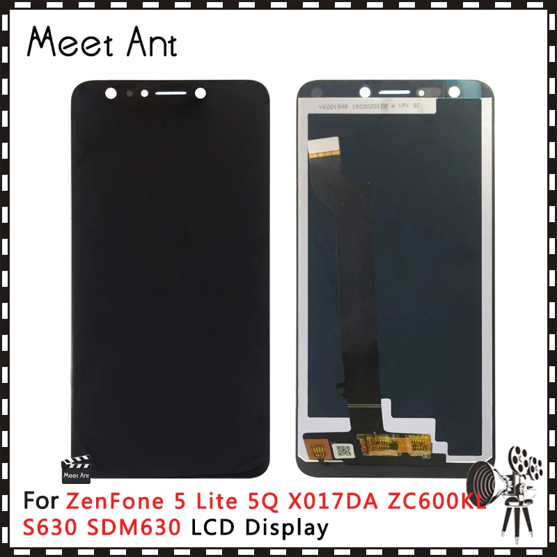 Высокое качество 6 0 ''для Asus ZenFone 5 Lite 5Q X017DA ZC600KL ЖК-экран с сенсорным экраном