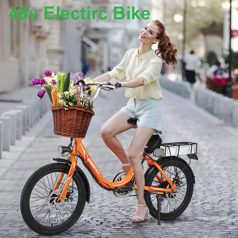 Electric Bicycle Lithium Battery Hybrid Bicycle 48V Adult Women Commuter Lithium Battery lady 20W Electric rang 40km max speed Electric Bicycle Lithium Battery Hybrid Bicycle 48V Adult Women Commuter Lithium Battery lady 20W Electric rang 40km max speed