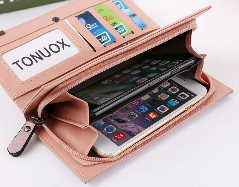 Women Wallets Fashion Lady Wristlet Handbags Long Money Bag Zipper Coin Purse Cards ID Holder Clutch Woman Wallet Burse Notecase Women Wallets Fashion Lady Wristlet Handbags Long Money Bag Zipper Coin Purse Cards ID Holder Clutch Woman Wallet Burse Notecase