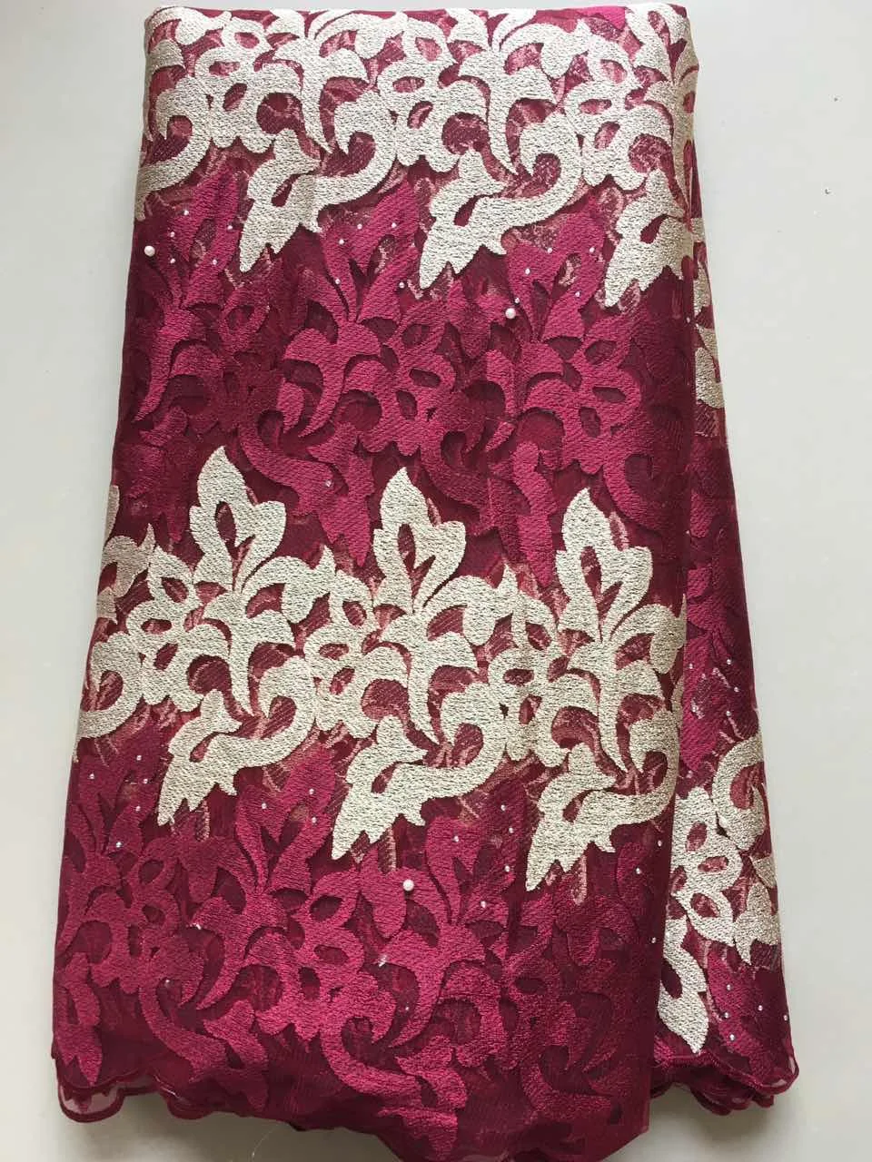 2017 Latest French Nigerian Laces Fabrics High Quality